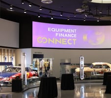 Equipment finance connect 2024 event lobby setup