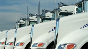 white commercial trucks being financed with latest best practices