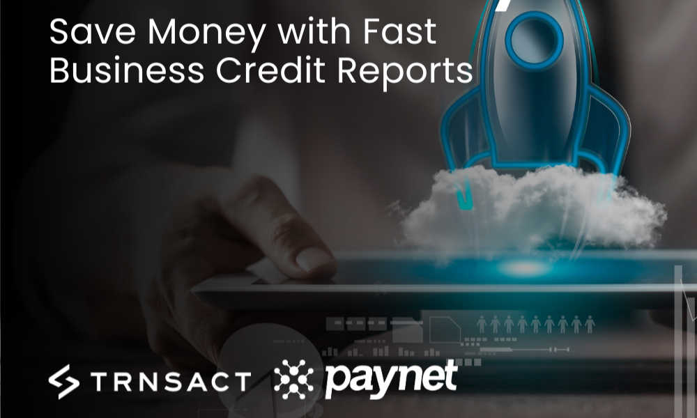 paynet commercial credit reports with TRNSACT