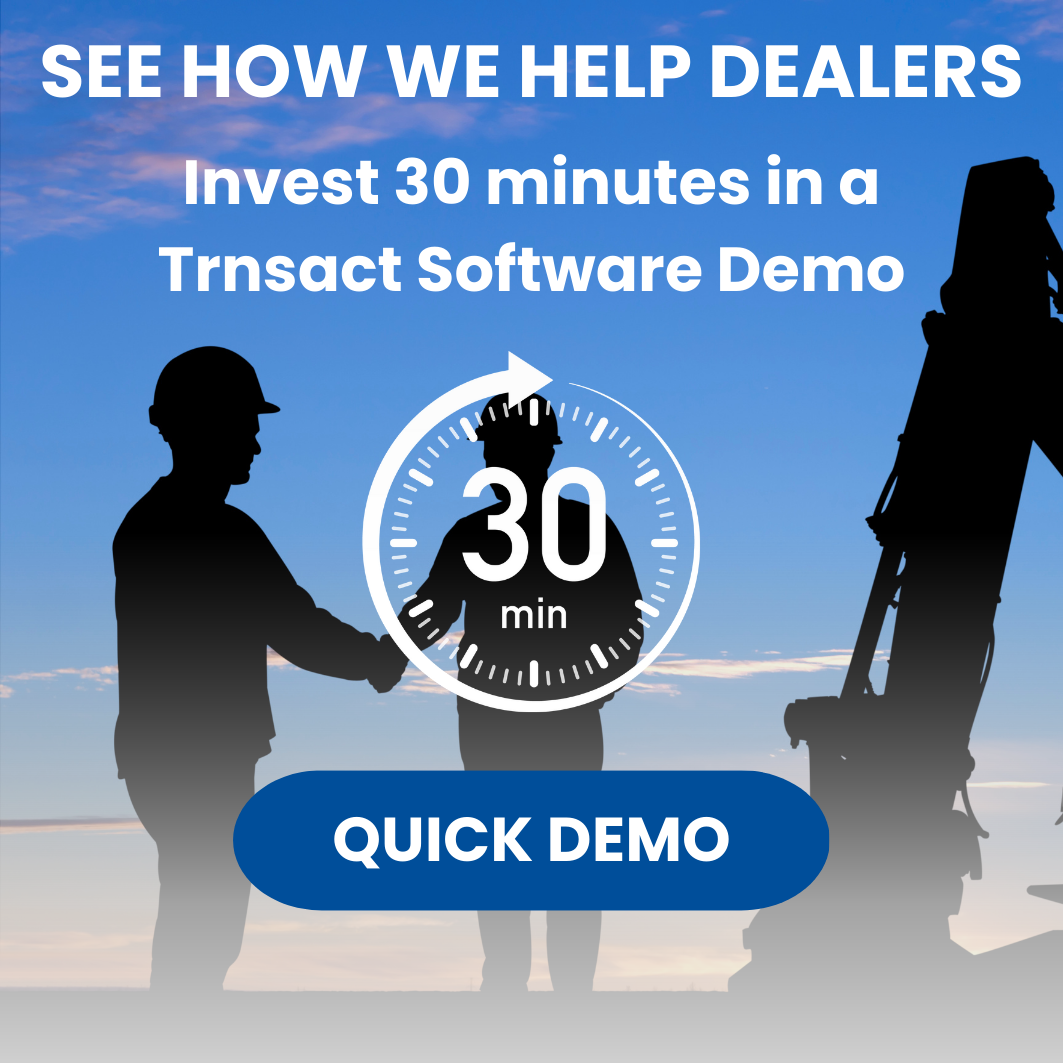 bobcat financing software demo graphic with excavator
